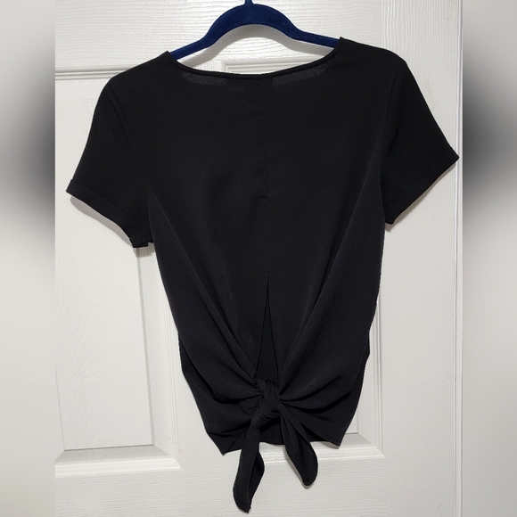 Noisy May Black Short-Sleeve Blouse xs - Picture 1 of 5